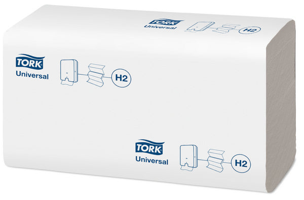 Handtuch Interfold Tork Universal weiss, H2-System 19,6x25,5cm, 1