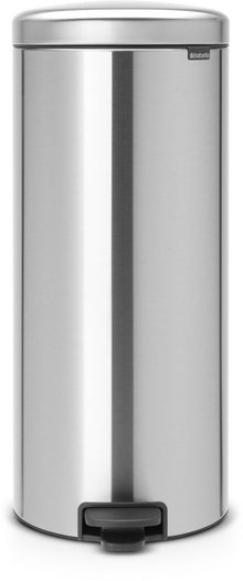 Treteimer mit Kunst stoff-Inneneimer matt steel 30 Liter