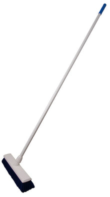 Hygienebesen soft mit Glasfaserstiel blau 40 cm
