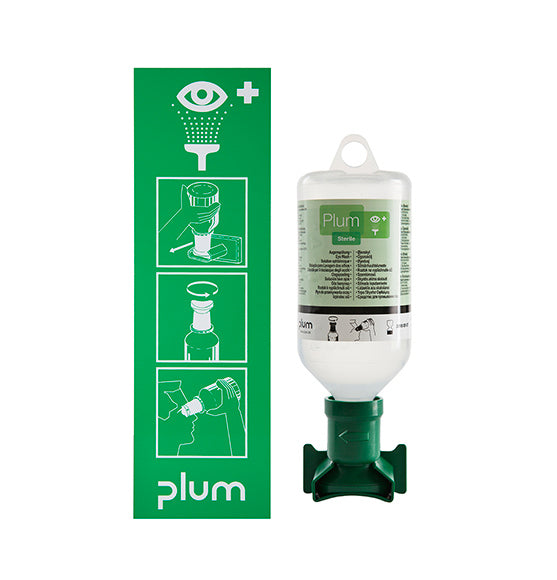 Plum Augenspül- station grün Augenspül. 0.9% NaCl