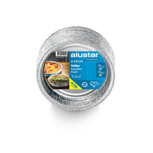 Aluförmli silber, 20mm Höhe 124mm Ø Innenmass
