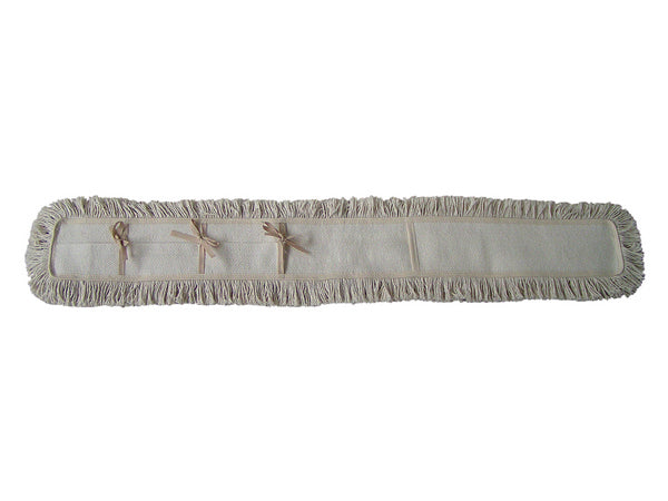 Baumwollfransen-Mop mit Bänder 130 cm