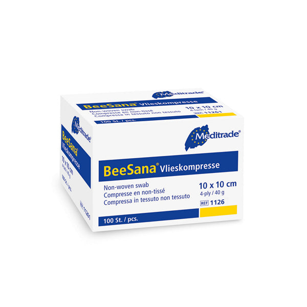 Kompressen 40g/m2 4-fach unsteril weiss 10 x 10 cm