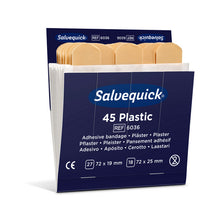 Salvequick Pflaster wasserabweisend braun 45 Stück