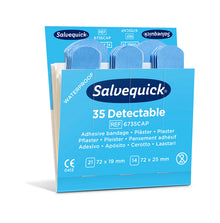 Pflaster Salvequick Blue detektierbar blau 35 Stück