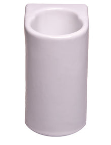 WC-Besenhalterung "Wall Fix" aus Keramik 13x14x21 cm