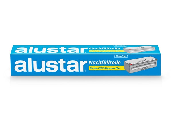 Aluminiumfolie Nachfüllrolle 45cm x 70m, 15my