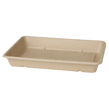 Bagasse Box 850ml max 100°C braun 230x155x36