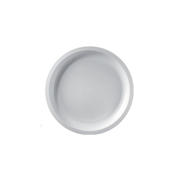 Teller aus PP grosser runder weiss Ø 290 mm
