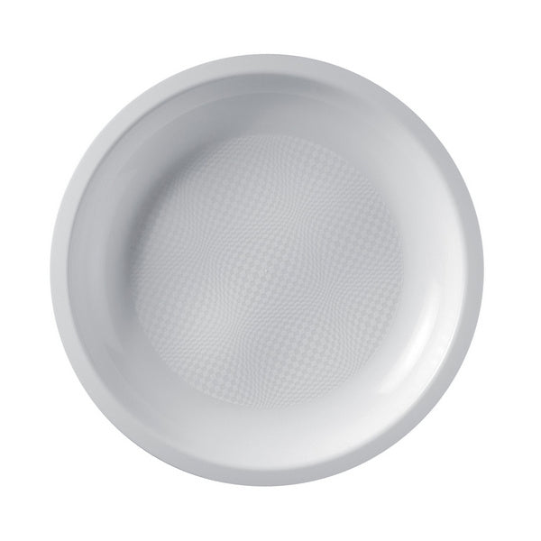 Teller aus PP runder weiss Ø 220 mm