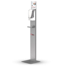 Spendersäule für Spender TF silber 140cm