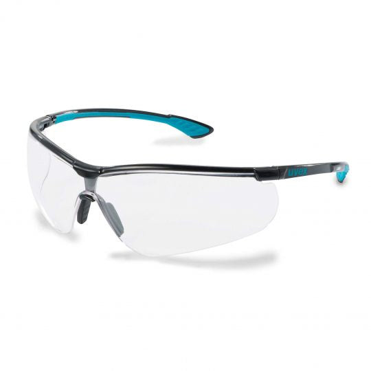 Schutzbrille uvex sportstyle schwarz/petrol EN166