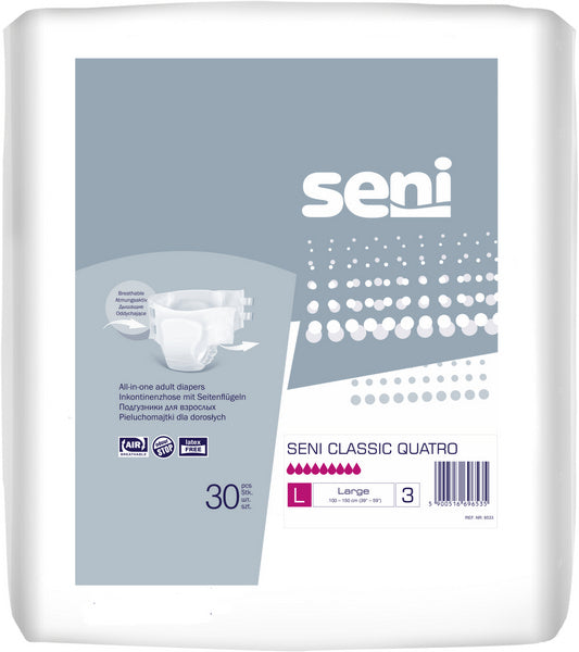 Seni Classic QUATRO Inkontinenzslips Gr. L 2 x 30 Stk.