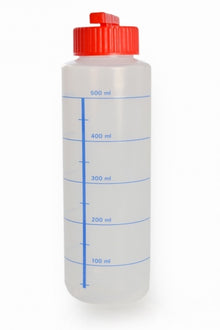 Dosierflasche leer neutral mit Deckel 500 ml