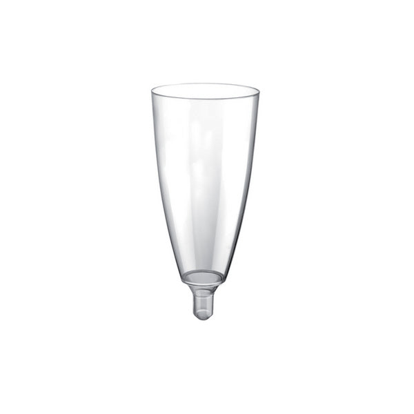 Sektflute 120cc PS geeicht 1dl transparent
