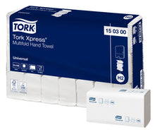 Handtuch Interfold Tork Universal weiss, H2-System 19,6x34cm, 2-l