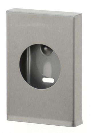 Hygienebeutelspender einzeln HB 2 E Edelstahl B:9.1,H:13.6,T:2.4c