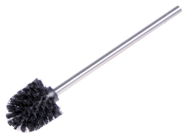 WC-Besen ohne Randreiniger schwarz Griff aus Chromstahl Ø 7.5cm