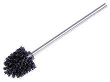 WC-Besen ohne Randreiniger schwarz Griff aus Chromstahl Ø 7.5cm