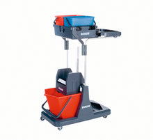 DOC Trolley I Mini-Reinigungswagen grau Ablage 40cm,Sack 70L