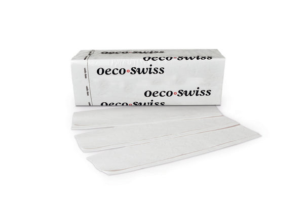 Handtuch Oeco Swiss Comfort, Z-Falz weiss,100% Zellstoff 23x24.5c