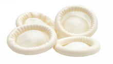 Latex Fingerlinge Dr. Junghans puderfrei, gerollt Gr.4 / L
