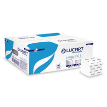 WC-Papier Strong 210 Einzelblatt 2-lagig weiss, Zellstoff 10 x 21
