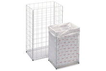 Drahtabfallkorb 41x63x26 cm weiss 67 L