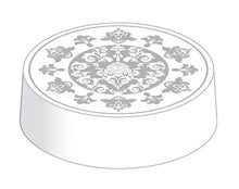 Gläserdeckel CAPS Mattkarton, 250g/m2 Pascal, silber ø 74 mm