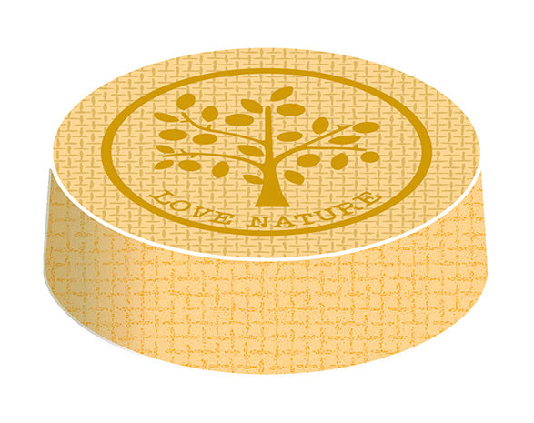 Gläserdeckel CAPS Mattkarton, 250g/m2 Love Nature Jute braun, ø 7