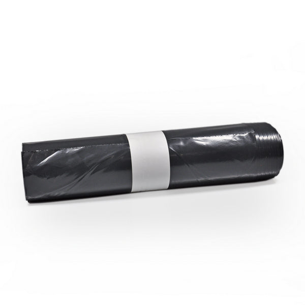 Kehrichtsäcke 120lt LD-PE, 0.055mm Schwarz, Regenerat 25 Säcke