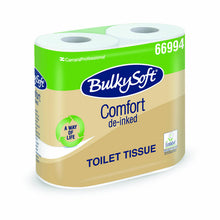 WC-Papier Comfort Bulkysoft Recycling weiss, 2-lagig 9,5x10,5cm,5