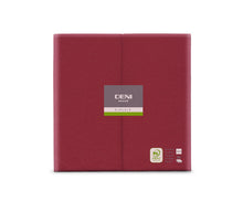 Servietten Airlaid Deni meet, bordeaux 40x40 cm, 1/8 Falz