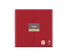Servietten Airlaid Deni meet, rot 40x40 cm, 1/8 Falz