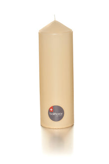 Zylinderkerzen écru 92 × 290 mm