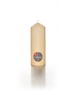 Zylinderkerzen écru 80 × 240 mm