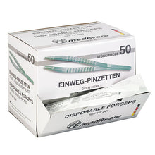 Anatomische Pinzette aus Kunststoff transparent steril