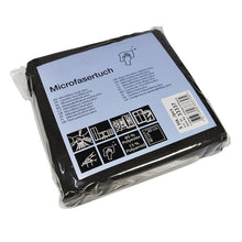Microfasertuch Clean and Clever schwarz 40x40cm, 280 g/m²