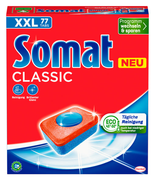 Somat Classic XXL Geschirrwaschmittel Tabs Box à 77 Stück