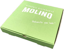 Pizzakarton Modell NEW YORK, weiss, 33 x 33 x 4,5 cm, "MOLINO"