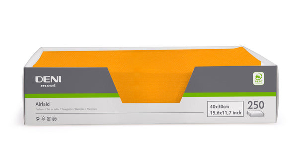 Tischset Airlaid Deni meet, orange 30x40 cm