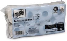 WC-Papier SMA101 Recycling weiss, 3-lagig 250cps, 9,4x11cm