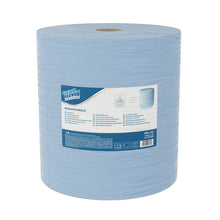 Putztuchrollen Maxi Clean&Clever, 3-lag. blau, Recycling 38x36cm,