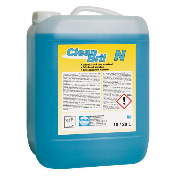 CleanBril N neutraler Glanztrockner 20 Liter