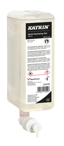 Händedesinfektiongel Katrin 1lt farblos Norm EN1500