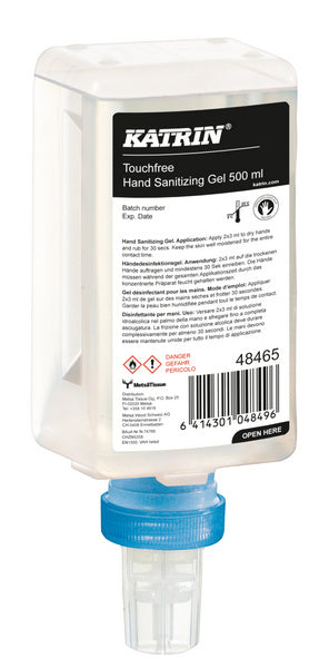 Händedesinfektiongel Katrin 500ml farblos Norm EN1500