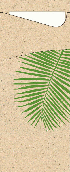Zelltuch "Sacchetto" Serviettentaschen Graspapier 190 x 85 mm