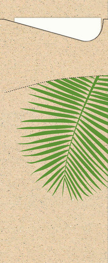 Zelltuch "Sacchetto" Serviettentaschen Graspapier 190 x 85 mm