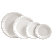 Teller aus Bagasse weiss Ø 230 x 20 mm
