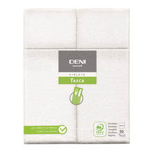 Besteck-Servietten Airlaid Deni meet Tasca, weiss 40x32 cm, 1/8 F